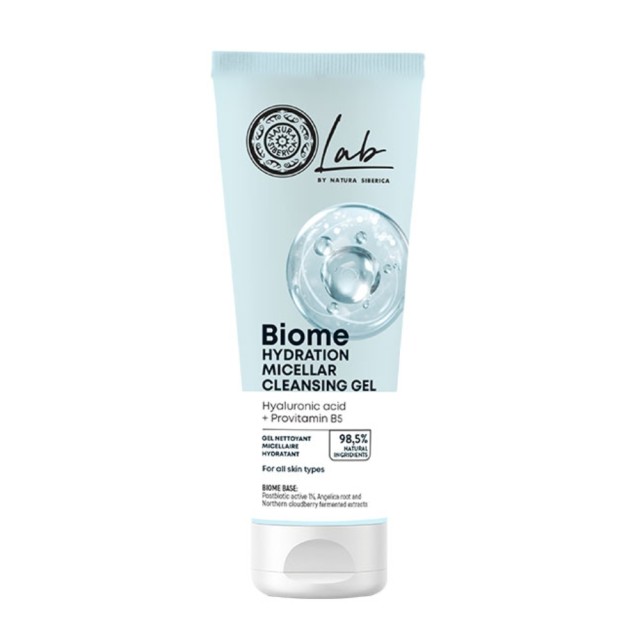 Natura Siberica Lab Biome Hydration Micellar Face Cleansing Gel 140ml