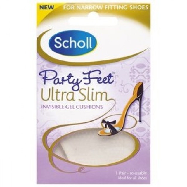 Scholl Party Feet Ultra Slim (Πατάκια από Τζελ για Προστασία από τον Πόνο στο Πέλμα)