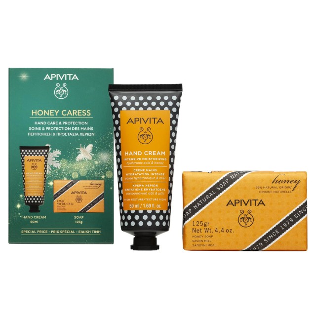Apivita SET Honey Caress (ΣΕΤ Φροντίδας & Προστασίας Χεριών)