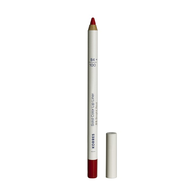 Korres Solid Color Lip Liner 03 Bright Red 1,2gr (Μολύβι Χειλιών - Κόκκινο Χρώμα)