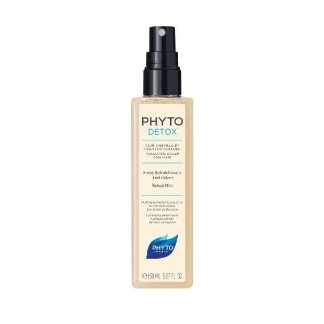 Phyto Phytodetox Rehab Mist 150ml (Αποτοξινωτικό Mist Μαλλιών για Απομάκρυνση των Ρύπων) 