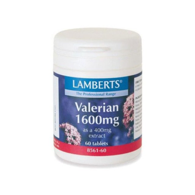 Lamberts Valerian 1600mg 60tab (Βαλεριάνα)