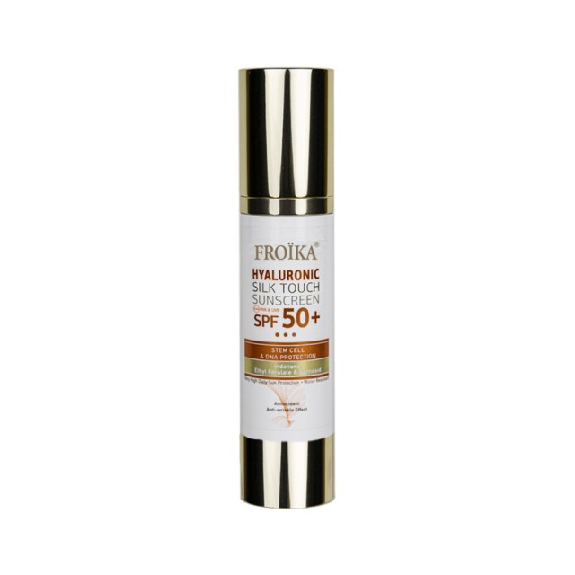 Froika Hyaluronic Silk Touch SPF50+ 50ml (Αντηλιακή Κρέμα Προσώπου με Αντιγηραντική Δράση & Ματ Αποτ