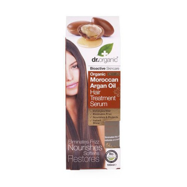 Dr.Organic Argan Oil Hair Treatment Serum 100ml (Έλαιο Μαλλιών Αργκάν)