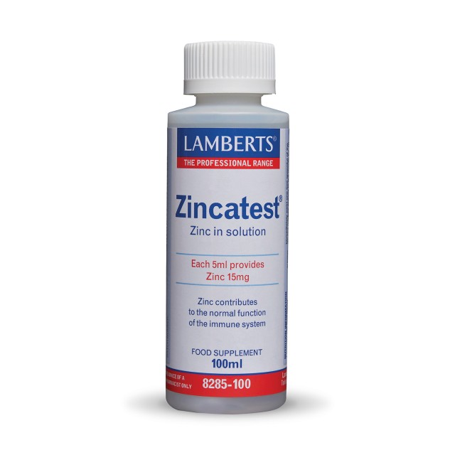 Lamberts Zincatest 100ml (Θειικός Ψευδάργυρος σε Υγρή Μορφή)