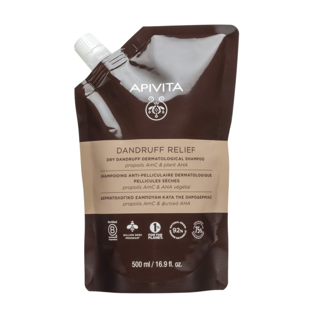 Apivita Dandruff Relief  Shampoo Refill 500ml
