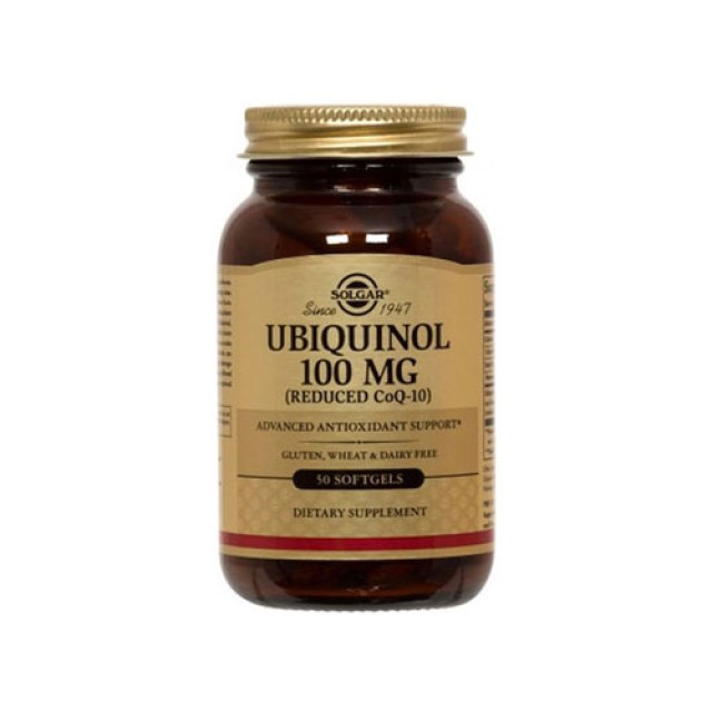 Solgar Ubiquinol 100mg 50softgels (Ενέργεια -Τόνωση - Αντιοξειδωτική δράση)