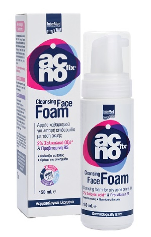 Intermed Acnofix Foam 150ml (Αφρός Καθαρισμού Κατά της Ακμής)