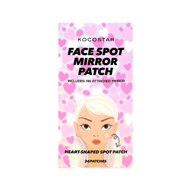 Kocostar Face Spot Mirror Patch 36τεμ (Διάφανα Επιθέματα Προσώπου για Επιδερμίδα με Ατέλειες)