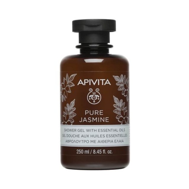 Apivita Pure Jasmine Shower Gel 250ml (Aφρόλουτρο με Aιθέρια Έλαια & Γιασεμί)