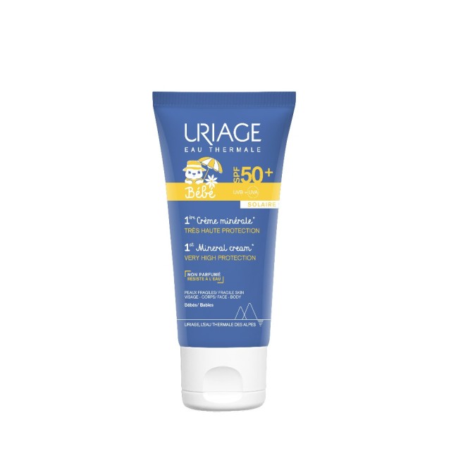 Uriage Bebe 1st Mineral Cream SPF50+ 50ml (Βρεφική Αντηλιακή Κρέμα)