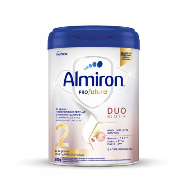 Nutricia Almiron Profutura 2 800gr (Γάλα 2ης Βρεφικής Ηλικίας σε Σκόνη για 6-12 Μηνών)