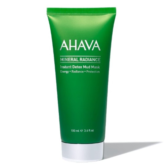 Ahava Mineral Radiance Instant Detox Mud Mask 100ml (Μάσκα Προσώπου για την Προστασία της Επιδερμίδας απο την Περιβαλλοντική Μόλυνση & την Έκθεση στον Ήλιο) 