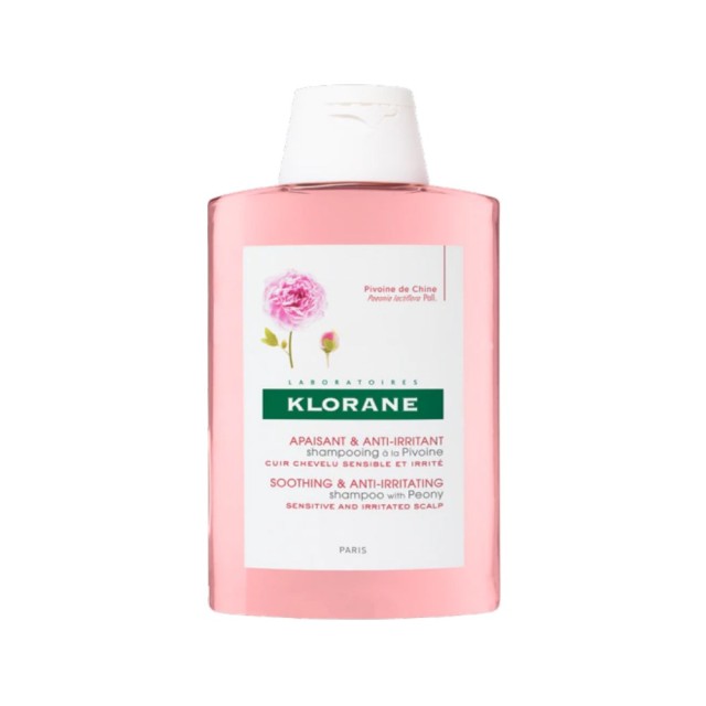 Klorane Peony Soothing & Anti-Irritating Shampoo 200ml (Σαμπουάν για το Ερεθισμένο Τριχωτό με Εκχύλισμα Παιωνίας)