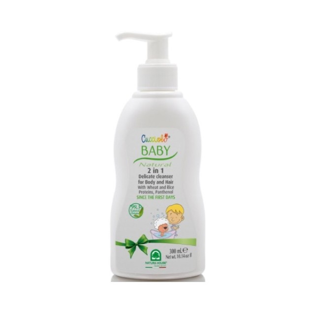 Cucciolo Baby Cleanser For Body & Hair 300ml (Απαλό Βρεφικό Καθαριστικό για Σώμα & Μαλλιά)