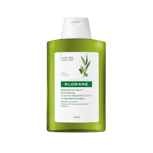 Klorane Shampoo With Essential Olive Extract 400ml (Σαμπουάν με Εκχύλισμα Ελιάς για Αναζωογόνηση της