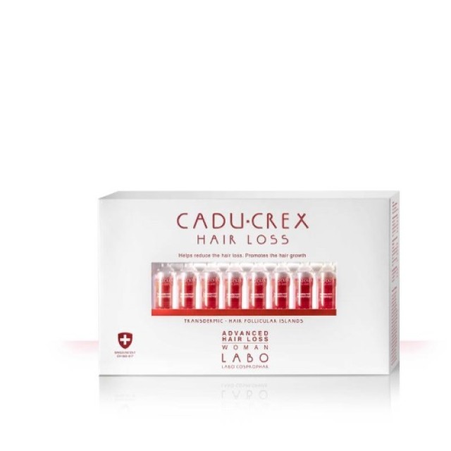 Labo Caducrex Advanvced Woman 20αμπουλες (Ειδική Σύνθεση για Γυναίκες με Προχωρημένη Τριχόπτωση) 