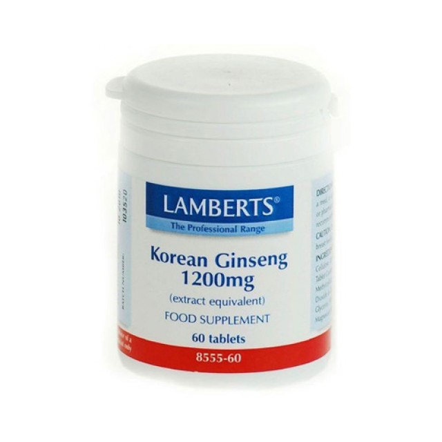 Lamberts Korean Ginseng 1200mg 60tabs (Βότανο)