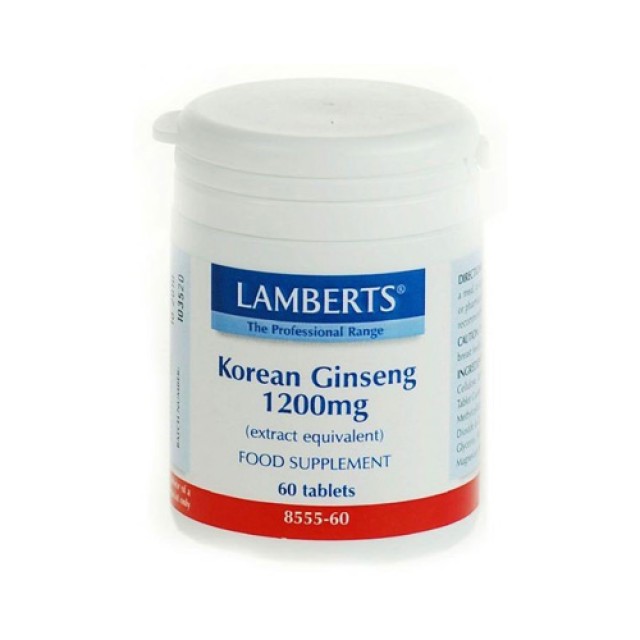 Lamberts Korean Ginseng 1200mg 60tabs