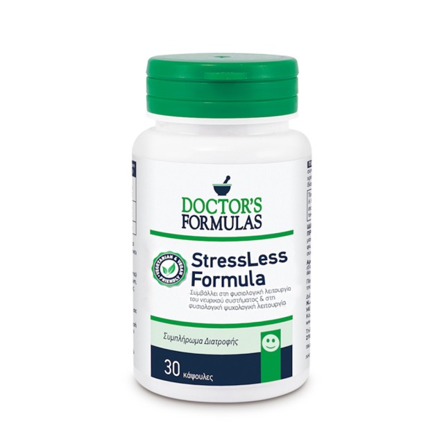 Doctors Formula StressLess Formula 30caps (Φόρμουλα για το Άγχος & το Νευρικό Σύστημα) 