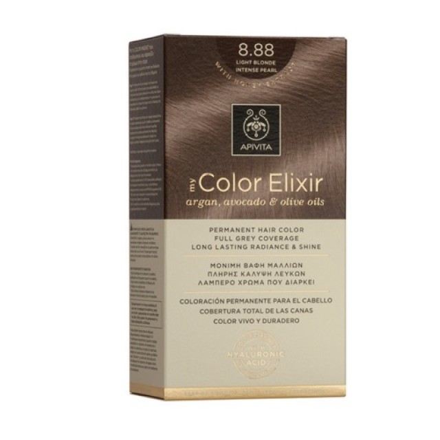 Apivita My Color Elixir N 8.88 (Βαφή Μαλλιών - Ξανθό Ανοιχτό Έντονο Περλε Χρώμα)