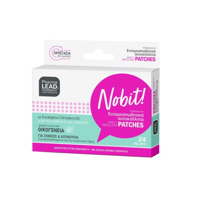 Pharmalead Nobit Insect Repellent Patches 24τεμ (Εντομοαπωθητικά Αυτοκόλλητα για Σκνίπες & Κουνούπια)