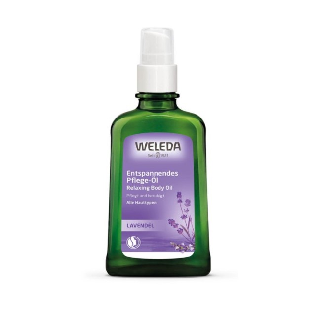 Weleda Relaxing Body Oil Lavender 100ml (Χαλαρωτικό Λάδι Λεβάντας για Κανονική/Ξηρή Επιδερμίδα)