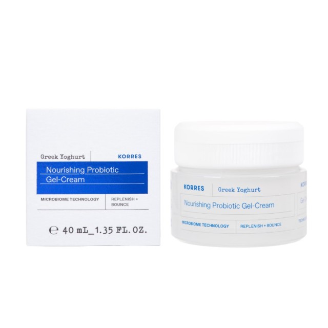 Korres Greek Yoghurt Nourishing Probiotic Gel-Cream 40ml (Ενυδατική Κρέμα - Τζελ Προσώπου για Κανονι