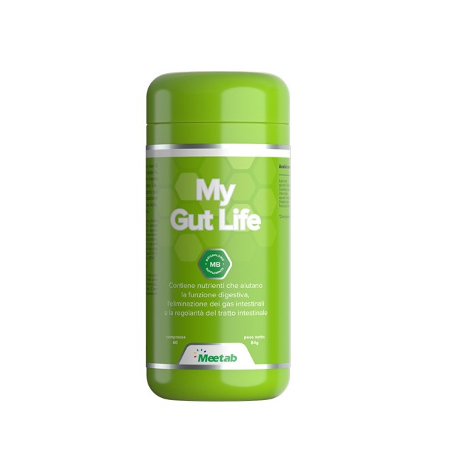 Meetab My Gut Life 60tabs (Συμπλήρωμα Διατροφής με Φυτικά Εκχυλίσματα για Φυσιολογική Λειτουργία του Πεπτικού Συστήματος & Αντιοξειδωτική Δράση)