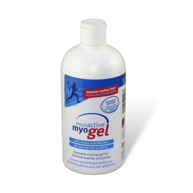 Bradex Myogel Mostactive Intensive Cooling Gel 500ml (Τζελ Κρυοθεραπείας για Ανακούφιση των Μυών & Αρθρώσεων)