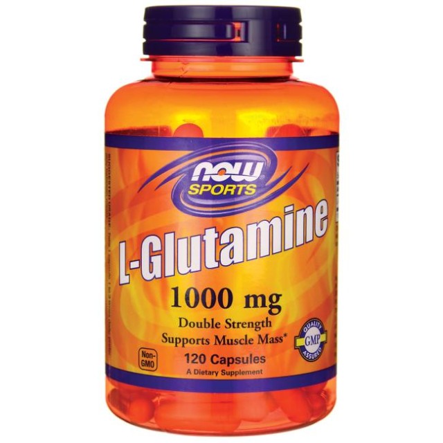 Now Sports L Glutamine 1000mg 120caps (Αμινοξέα)