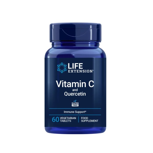 Life Extension Vitamin C and Quercetin 60tabs (Συμπλήρωμα Διατροφής με Βιταμίνη C & Κερσετίνη)