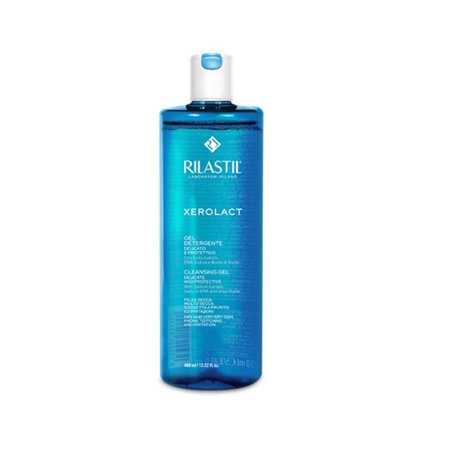 Rilastil Xerolact Cleansing Gel 400ml (Καθαριστικό Τζέλ Σώματος για Πολύ Ξηρό Δέρμα)