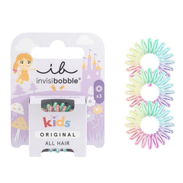 Invisibobble Kids Original Magic Rainbow 3τεμ (Παιδικό Λαστιχάκι Μαλλιών)