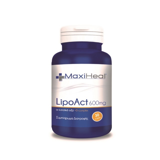 Maxiheal Lipoact Alpha Lipic Acid 600mg 30caps