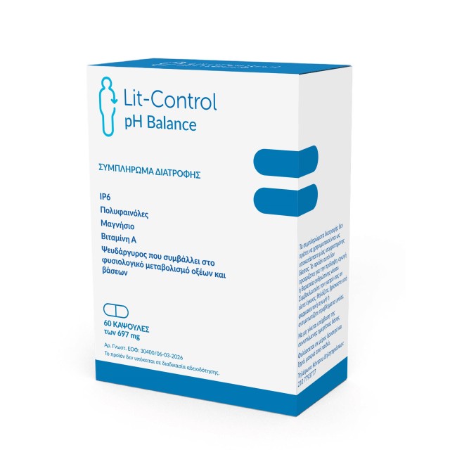 Lit-Control Devicare pH Balance 697mg 60caps
