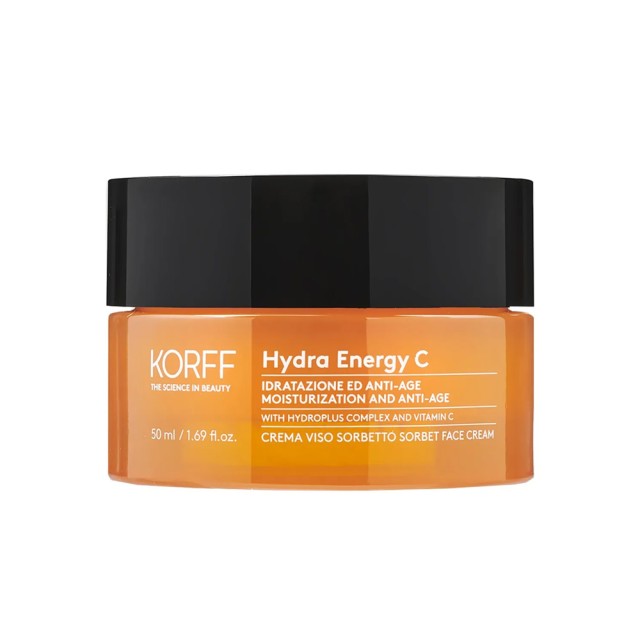 Korff Hydra Energy C Moisturizing & Antiage Sorbet Face Cream 50ml (Ενυδατική Κρέμα Προσώπου για Κανονικές & Μικτές Επιδερμίδες)