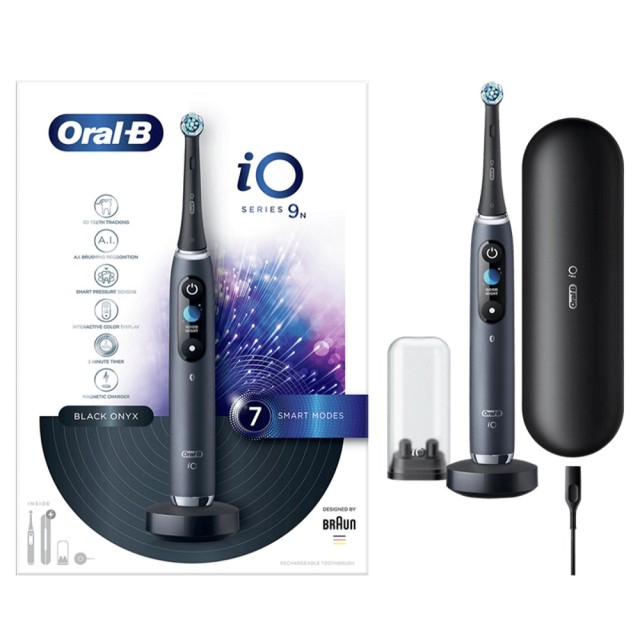 Oral-B iO Series 9 Black Onyx (Ηλεκτρική Οδοντόβουρτσα Μαύρη)