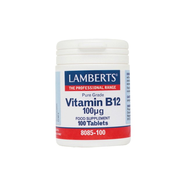 Lamberts Vitamin B-12 100mg 100tabs (Βιταμίνη B12)