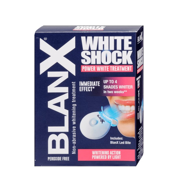 BlanX White Shock Treatment 50ml (White Shock Power White Θεραπεία + Mασελάκι Led Bite)