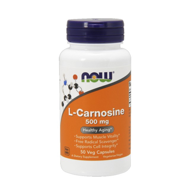 Now Foods L-Carnosine 500mg 50vcaps