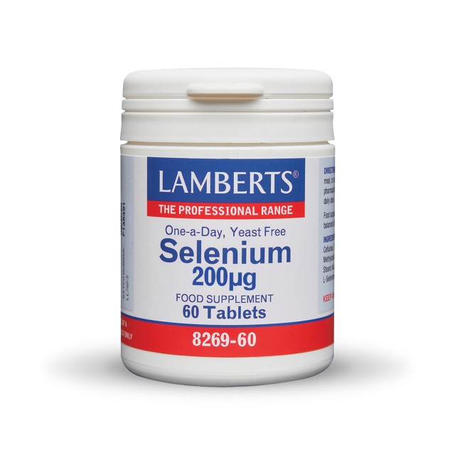 Lamberts Selenium 200mcg 60tab (Σελήνιο των 200μg Υψηλής Απορρόφησης και Βιοδιαθεσιμότητας)