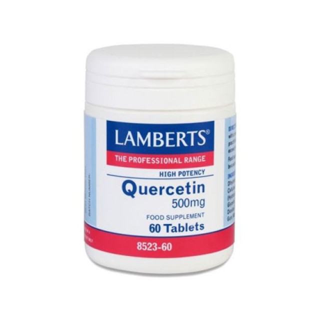 Lamberts Quercetin 500mg 60tab (Αντιοξειδωτικό, Καρδιαγγειακό Σύστημα)