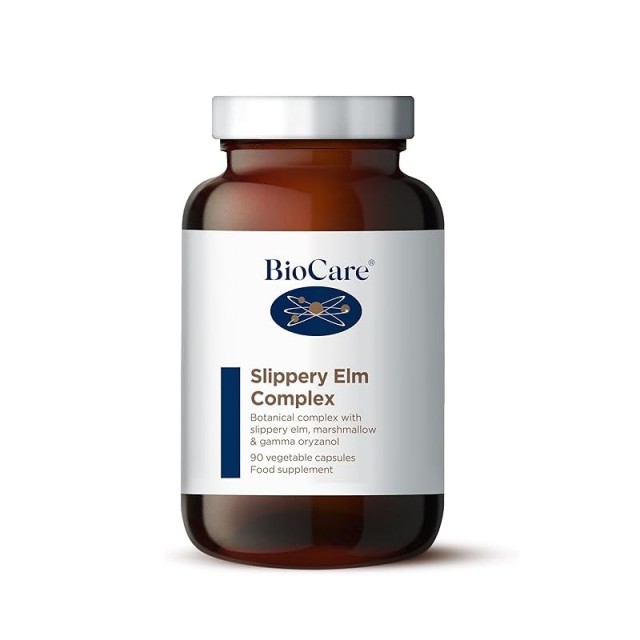 BioCare Slippery Elm Plus 90caps (Συμπλήρωμα Διατροφής για τη Φυσιολογική Λειτουργία του Πεπτικού Συστήματος)