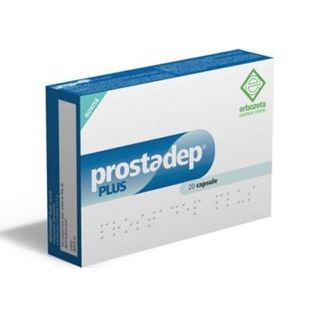 Prostadep Plus 20caps (Συμπλήρωμα Διατροφής για την Φυσιολογική Λειτουργία του Προστάτη)