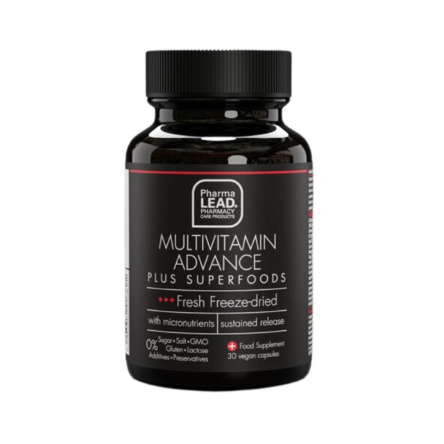 Pharmalead Black Range Multivitamin Advance Plus Superfoods 30caps (Συμπλήρωμα Διατροφής με Πολυβιταμίνες για την Ενίσχυση του Οργανισμού)