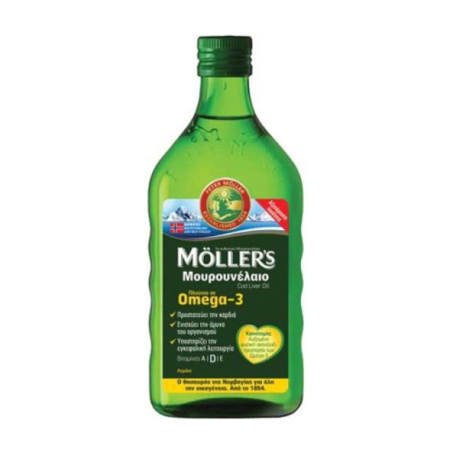 Mollers Cod Liver Oil Lemon 250ml