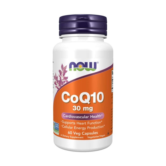 Now Foods CoQ10 30mg 60vcaps (Συνένζυμο Q10)