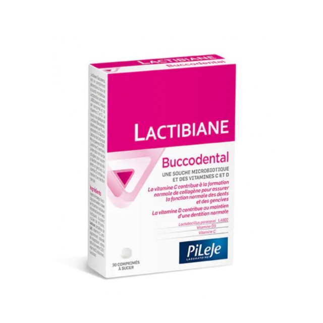 Pileje Lactibiane Buccodental 30tabs (Συμπλήρωμα Διατροφής για Ισορροπημένη Στοματική Χλωρίδα)