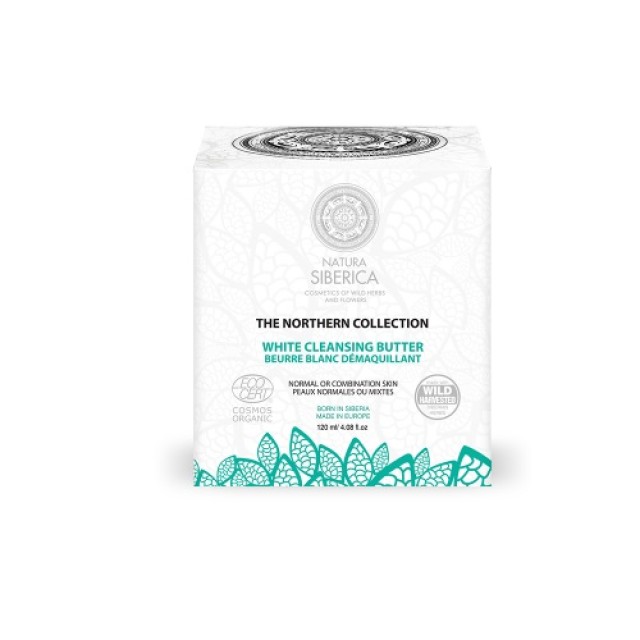 Natura Siberica Northern White Cleansing Butter 120ml (Λευκό Βούτυρο Καθαρισμού για Καθημερινή Φροντίδα & Ντεμακιγιάζ Κατάλληλο για Κανονικές ή Μικτές Επιδερμίδες)